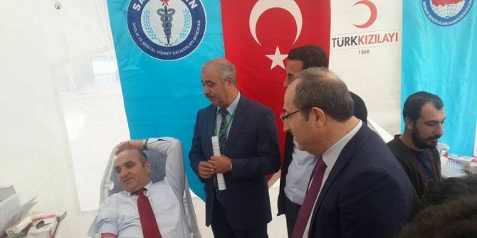 Sağlık-sen Mersin Şubesinden Kan Bağışına Destek