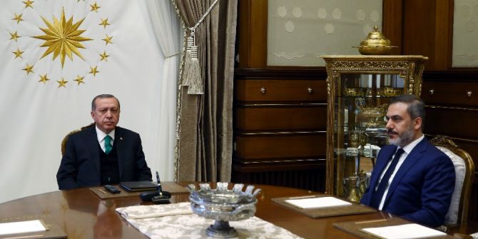 Cumhurbaşkanı Erdoğan, Mit Müsteşarı Fidan’ı Kabul Etti