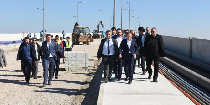 Başkan Uğur Cunda Köprüsünü İnceledi