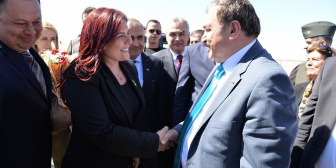 Başkan Çerçioğlu, Bakan Eroğlu’nu Karşıladı