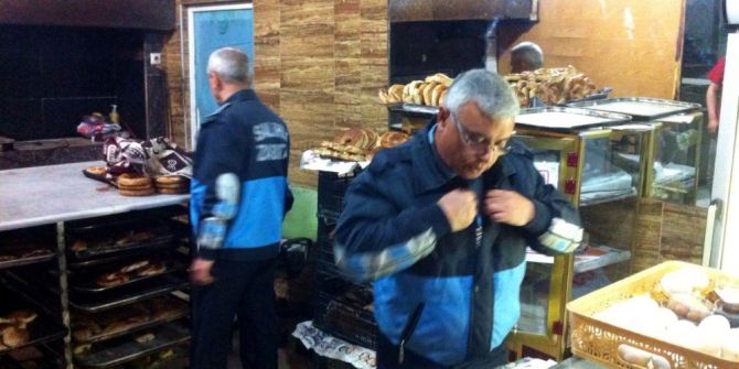 Zabıtadan Fırınlara Gece Denetimi