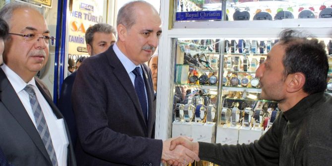 Başbakan Yardımcısı Kurtulmuş Adıyaman’da Esnafı Gezdi