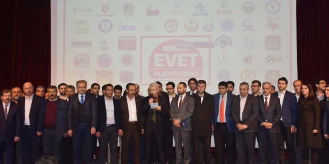 Bingöl’de 82 Stk ‘Evet’ Diyecek