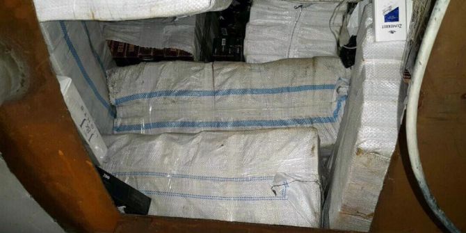 Şanlıurfa’da Kaçak Sigara Ele Geçirildi