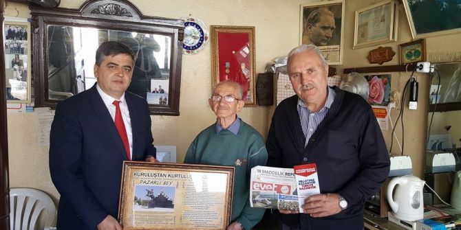 Başkan Yalçın’dan Kore Gazisine Ziyaret