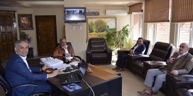 Ak Parti Yenipazar İlçe Başkanı Çağlayan’dan Başkan Yaman’a Ziyaret