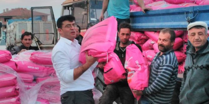 Müdür Kara, Hamallarla Birlikte Çalışıyor