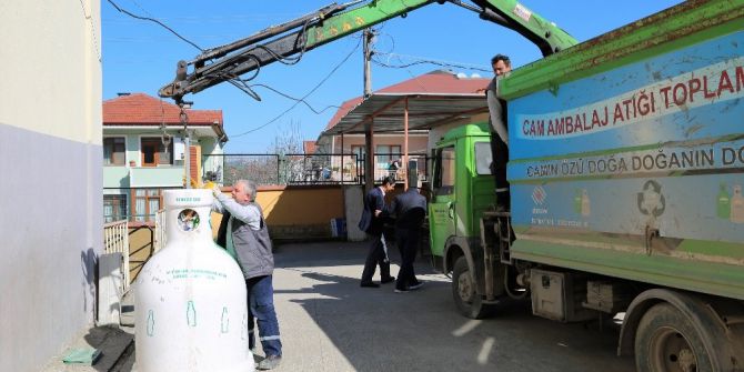 Başiskele’de Her Ay 40 Ton Atık Cam Atık Geri Dönüşüyor