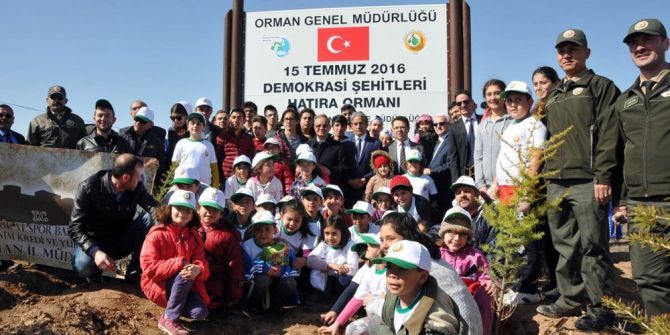 Şehitlerin İsimleri 15 Temmuz Hatıra Ormanında Yaşatılacak