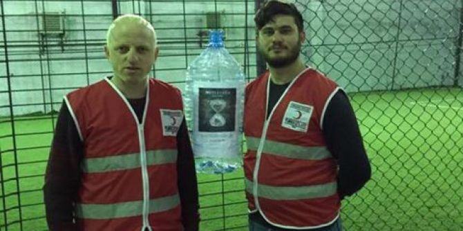 Türk Kızılayı Çıldır Şubesi Gençlik Kollarından Mavi Kapak Kampanyası