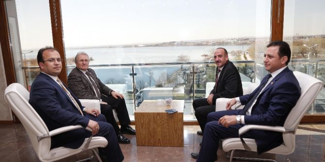 Türkiye Kürek Federasyonu Başkanı İşseven’den, Gölbaşı Belediye Başkanı Duruay’a Ziyaret