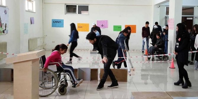 Gaziantep’te Ortaokul Öğrencilerine Engelsiz Yaşam Parkuru