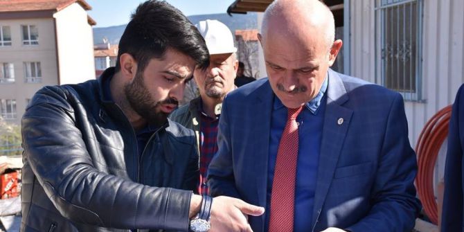 Uzun, Yatırımları Yerinde İnceledi
