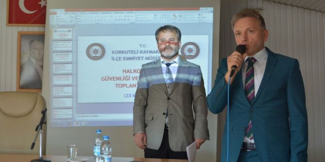 Korkuteli’nde Güvenlik Toplantısı