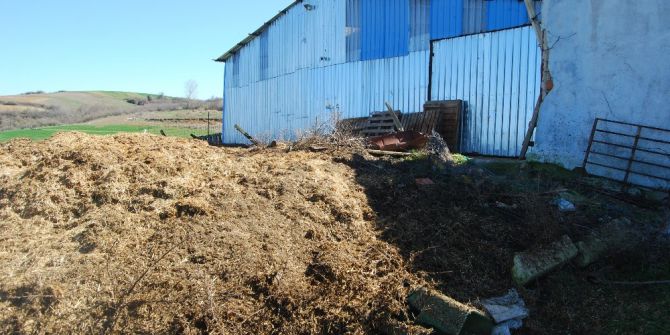 Çiftlikte Saman Yangını