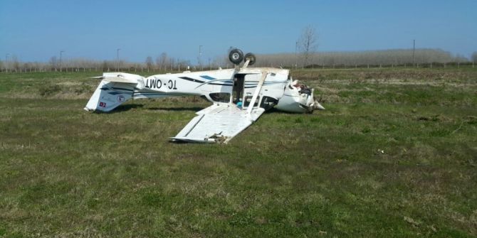 Samsun’da Eğitim Uçağının Düşmesi
