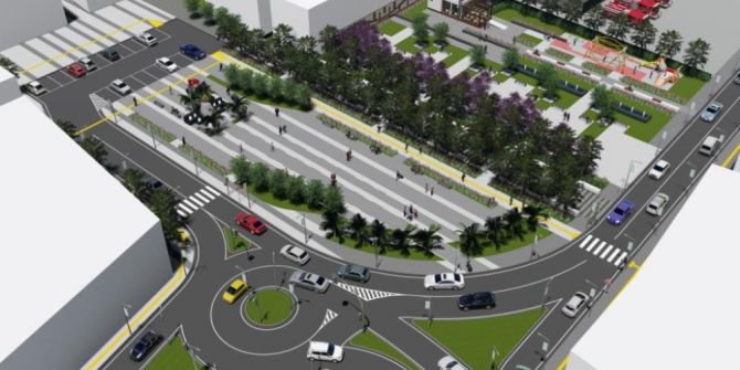 Soma İstasyon Mahallesine Modern Meydan