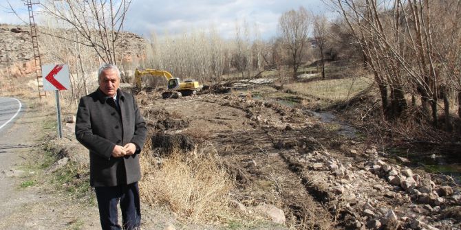 İncesu Belediyesi Islah Çalışmalarına Derebağ Mevkiinde Devam Ediyor