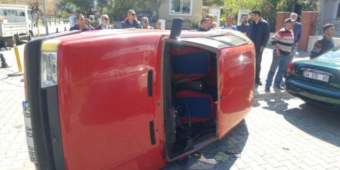 Marmaris’te Trafik Kazası; 1 Yaralı