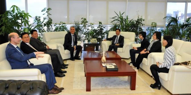 Çin Büyükelçisi Omü’de