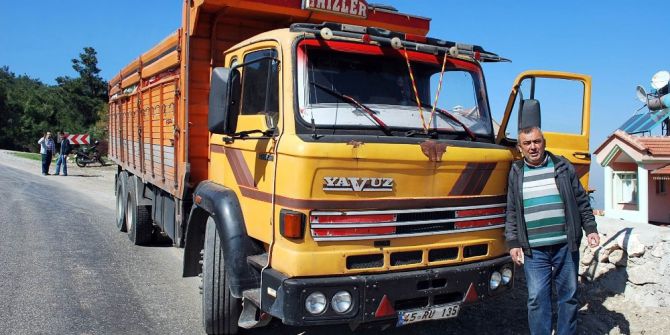 Manisa’da Çalınan Kamyon Bulundu