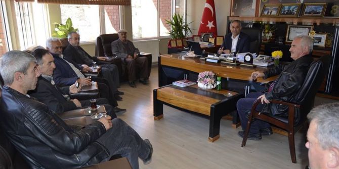 Muhtarlardan Başkan Yaman’a Ziyaret