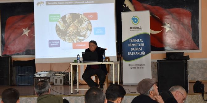 Şarköy’deki Arıcılara Verimliliği Arttırma Eğitimi Verildi