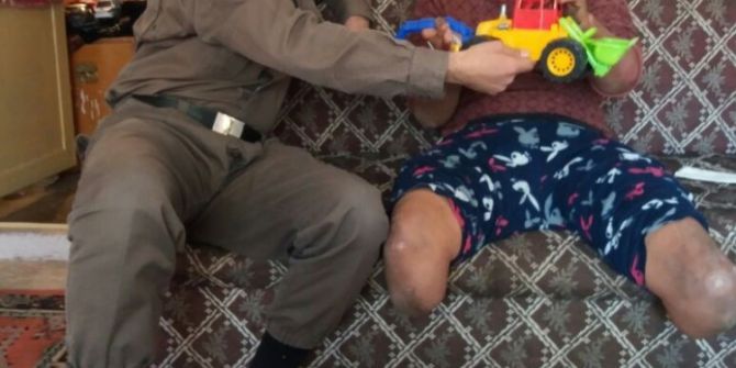 Milaslı Soner’i Asker Amcaları Mutlu Etti