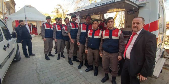 Jandarmadan Kan Bağışına Destek