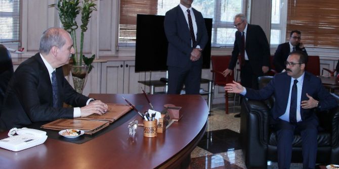 Kurtulmuş’tan Rektör Gür’e Teşekkür