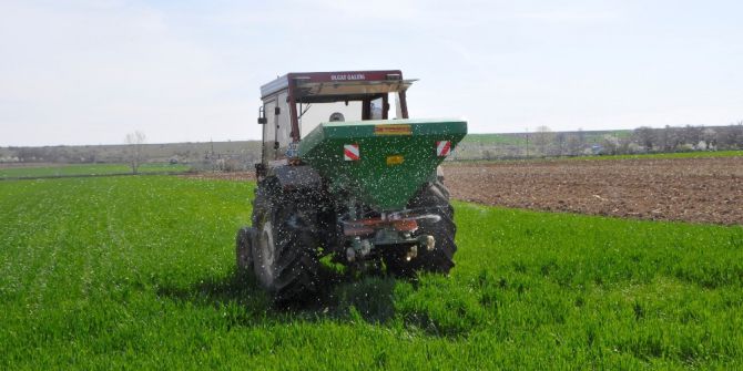 Trakya’da Çiftçiler Buğday Gübreleme Mesaisine Başladı