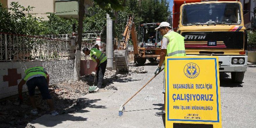 Buca’ya 1 Milyon 400 Bin Liralık Kaldırım