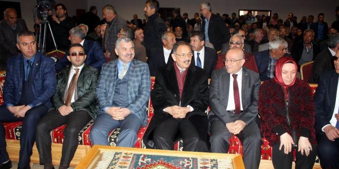 Bakan Özhaseki Sarız Ve Pınarbaşı İlçelerini Ziyaret Etti