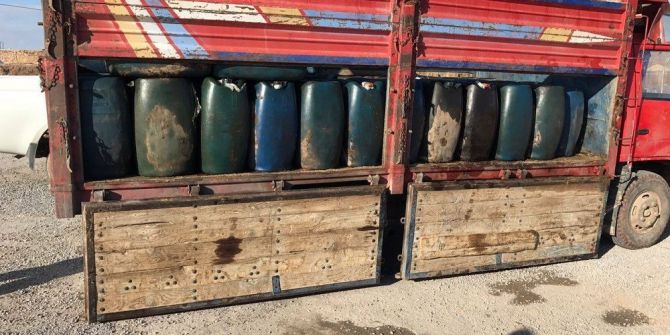 Başkale’de 5 Ton Kaçak Mazot Ele Geçirildi