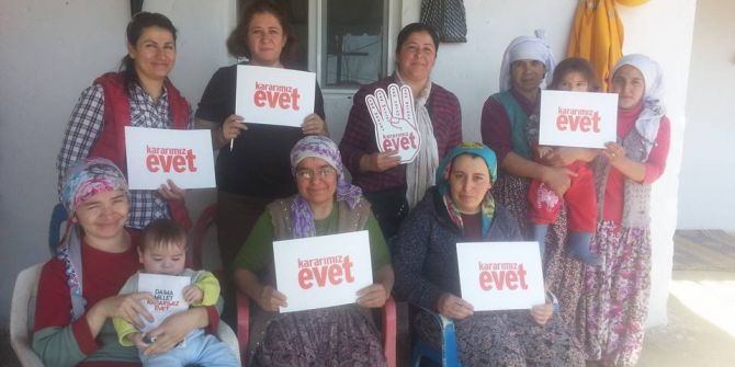 Bozdoğanlı Ak Kadınlar ’Evet’ İçin Çalışıyor