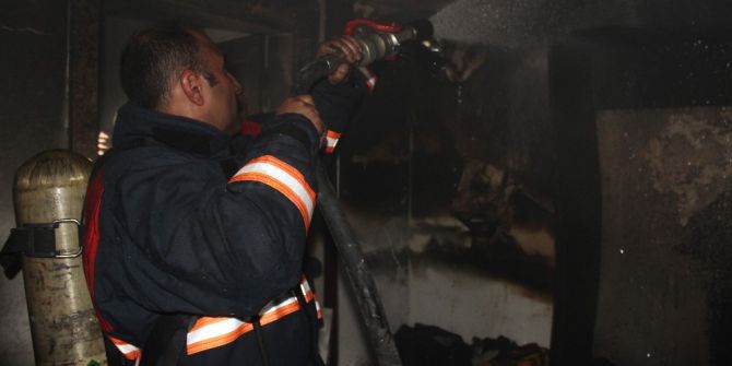 Elazığ’da Ev Yangını