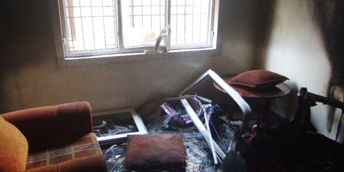 Suriyeli Ailenin Sığındıkları Gaziantep’teki Evi Yandı