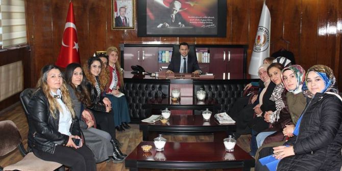 Ak Parti’li Kadınlardan Kaymakam Uzan’a Ziyaret