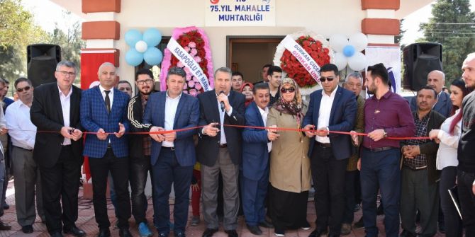 75. Yıl Mahallesi Muhtarlık Binasına Kavuştu