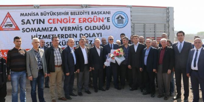 Başkan Ergün Soma’da Temaslarda Bulundu