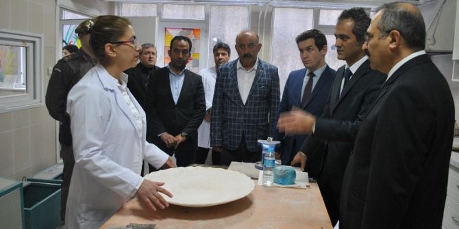 Vali Kaban, Gökçebey Myo Seramik Atölyesi’ni Gezdi