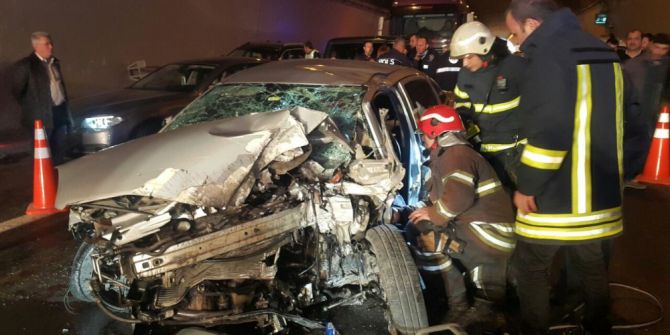 Hatalı Sollama Tem Otoyolunu Savaş Alanına Çevirdi: 5 Yaralı