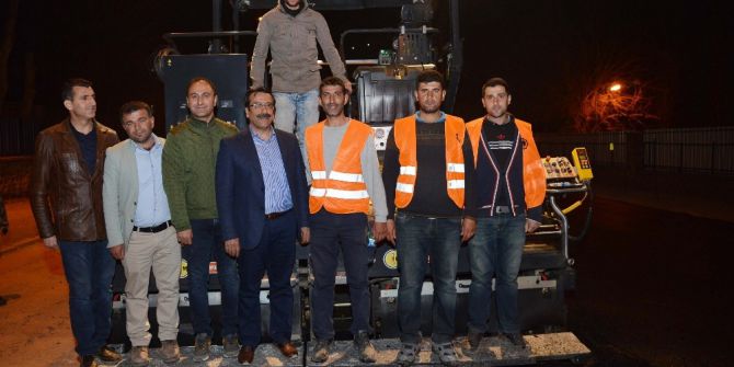 Başkan Atilla Asfalt Çalışmasını Denetledi