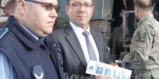 Tırdan 12 Bin 850 Paket Kaçak Sigara Çıktı