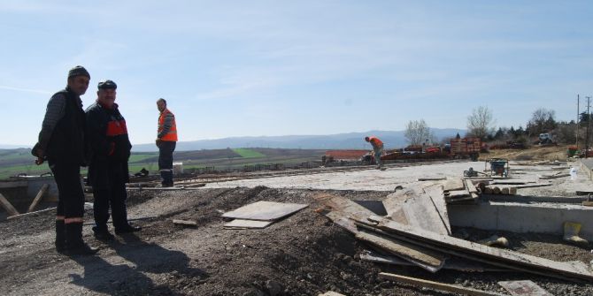 Malkara Devlet Hastanesi İçin Üst Geçit Yolu Yapılıyor