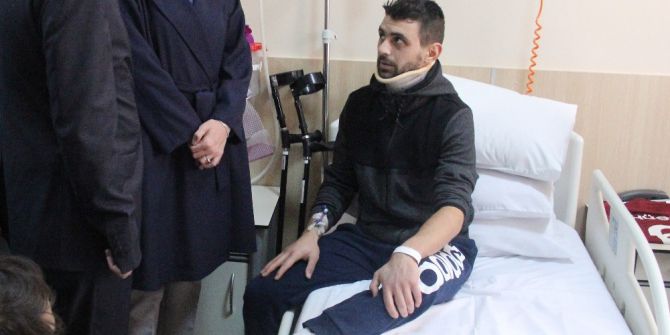 Aile Bakanı Kaya, Hollanda Polisinin Köpekle Saldırdığı Hüseyin Kurt’u Hastanede Ziyaret Etti