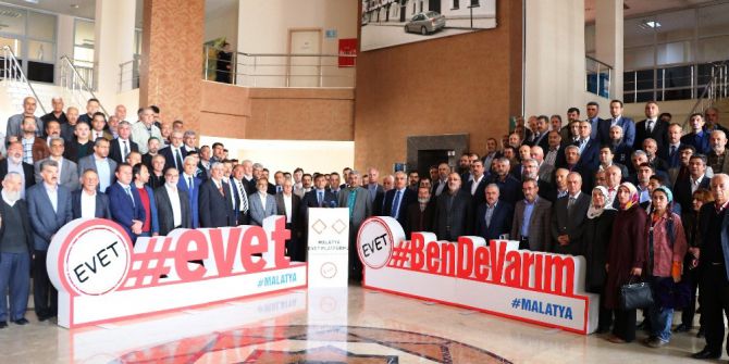 Malatya’da 135 Stk’nın Oluşturduğu ’Evet Platformu’ndan Ortak Çağrı
