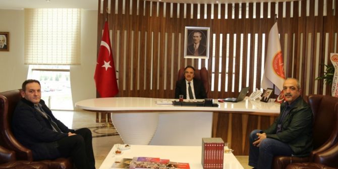 Eğitim Bir-sen Tokat Şube Başkanı Ceylan’dan Rektör Bağlı’ya Ziyaret