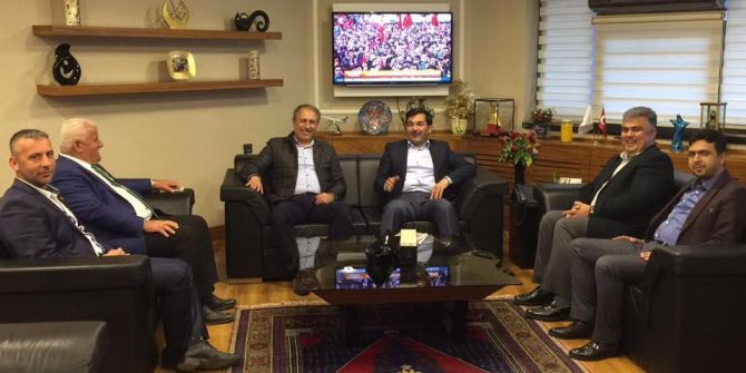 Ak Partili Salih Koca’dan, Başkan Özgüven’e Ziyaret