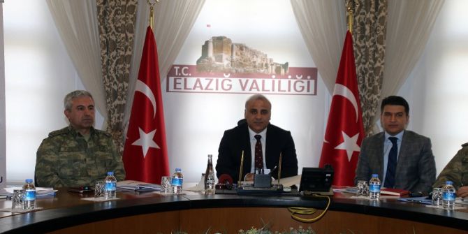 Elazığ’da Afad Kurulu Değerlendirme Toplantısı Yaptı
